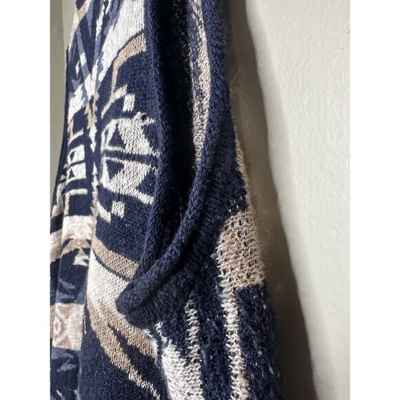 Democracy Women’s Open Cardigan Sleeveless Sweater Vest Pockets Medium Open Knit - Picture 12 of 16